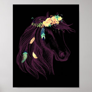 Poster Camisetas Gráficas De Cavalo - Cavalo Para Raparig