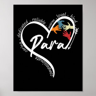 Poster Camisetas Gráficas Paraprofissionais Voltam Para A