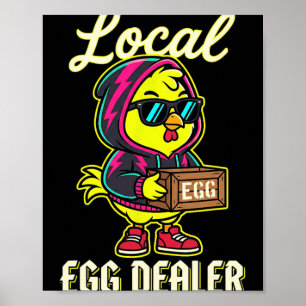 Poster Camisola de Galinha de Ovos Local Frango Sungles P