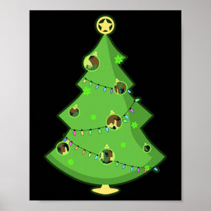 Poster Camouflage Design Camo Natal
