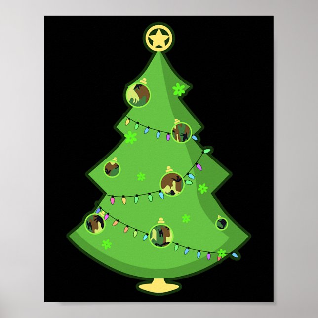 Poster Camouflage Design Camo Natal (Frente)