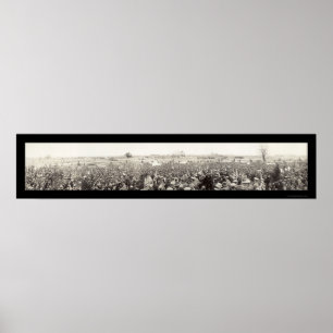 Pôster Camp Dix NJ Reunion Foto 1920