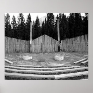 Pôster Camp Fire Bowl BW