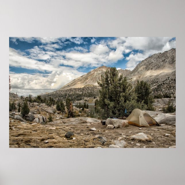 Pôster Camp Rae Lakes (Frente)