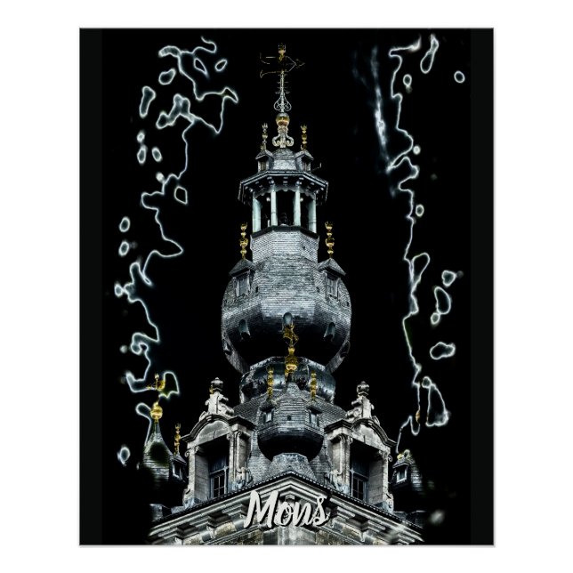Pôster Campanário de Mons (Frente)