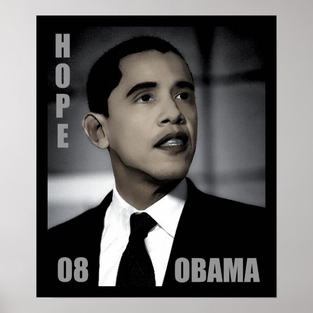 Poster Campanha de Barack Obama pela Esperança (Frente)