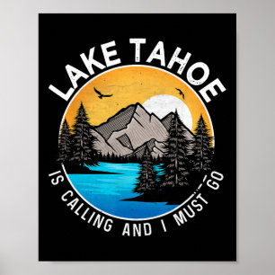 Poster Campanha de Barco de pesca - Lago Tahoe 1, Lakevie