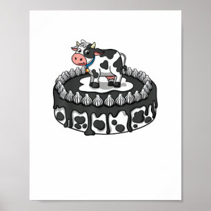 Poster Campanha de Bolo-Terço de Bolo de Vaca - Farmação