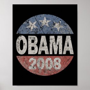 Poster Campanha do Presidente da Vintage Barack Obama 200