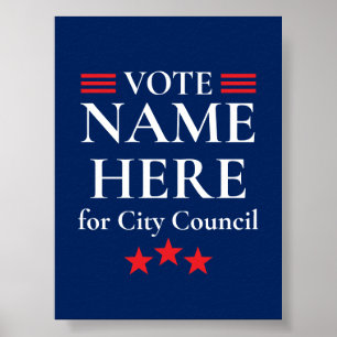 Poster Campanha Eleitoral Personalizada