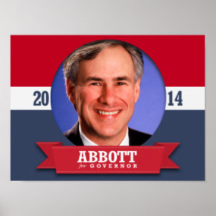 PÔSTER CAMPANHA GREG ABBOTT