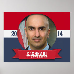 POSTER CAMPANHA NEEL KASHKARI