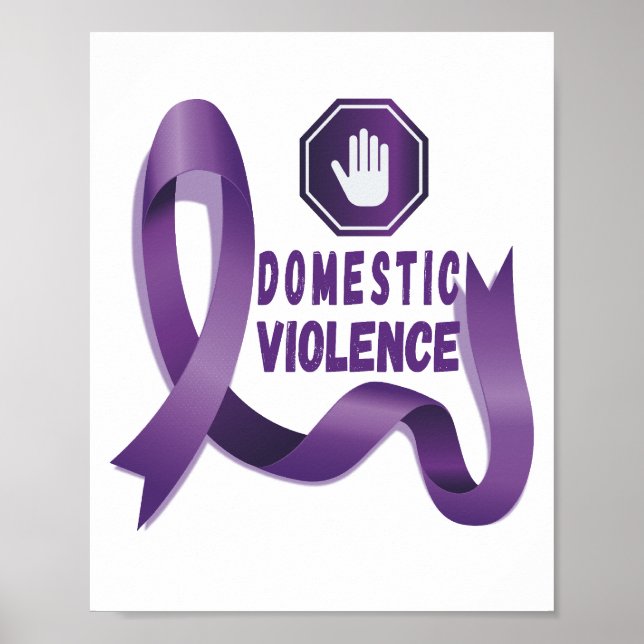 Poster Campanha pela violência doméstica (Frente)