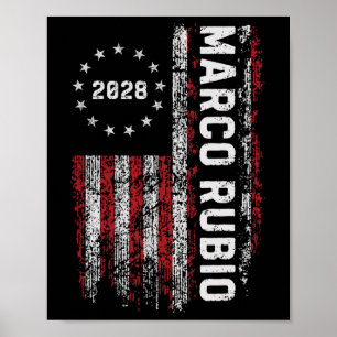 Poster Campanha Presidencial de Marco Rubio 2028 48 Eleiç
