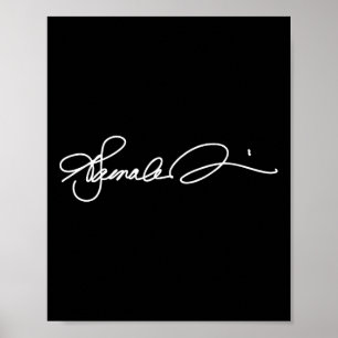 Poster Campanha Presidencial dos EUA Harris Signature 47