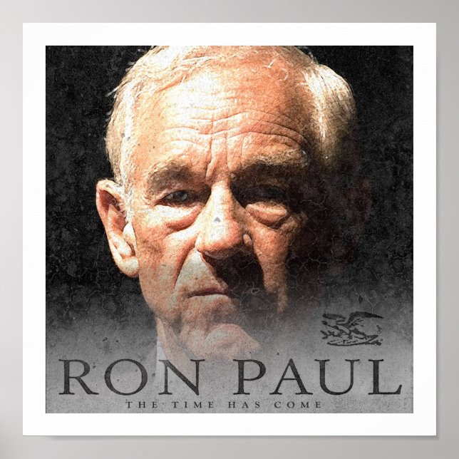Pôster Campanha Ron Paul Pela Liberdade (Frente)
