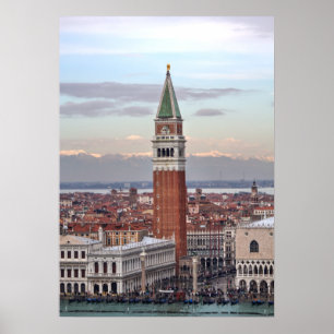 Pôster Campanile di San Marco, Veneza Itália