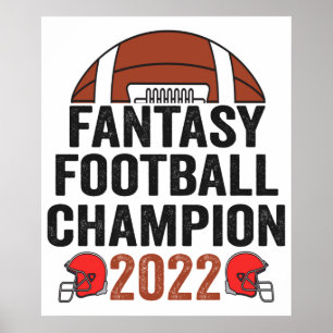 Poster Campeão de Futebol de Fantasy 2022