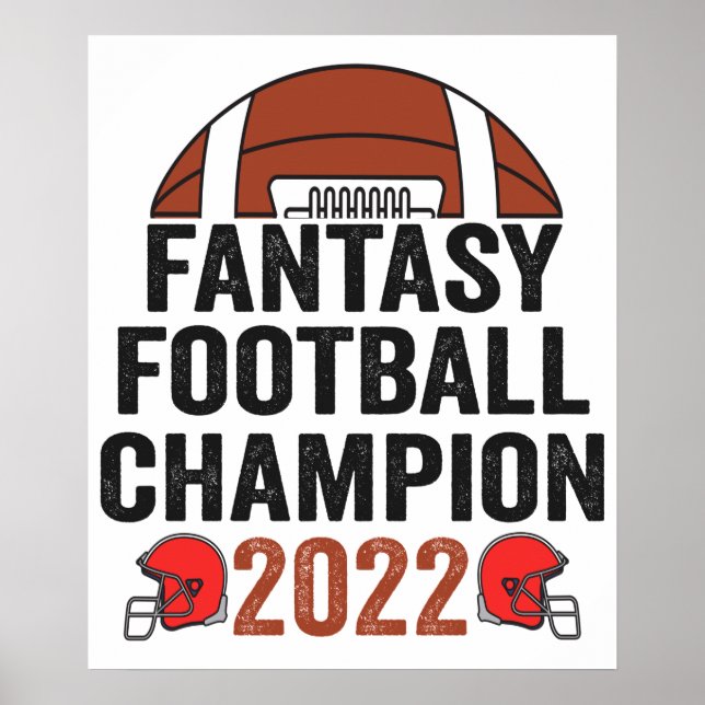Poster Campeão de Futebol de Fantasy 2022 (Frente)