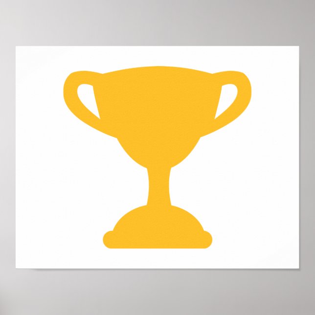 Poster campeão de troféus de taça (Frente)