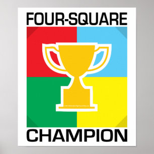 Pôster Campeão do Quatro-Quadrado