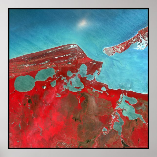 Poster Campeche Yucatan Península México (Frente)