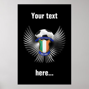 Pôster Campeões do futebol de Ireland