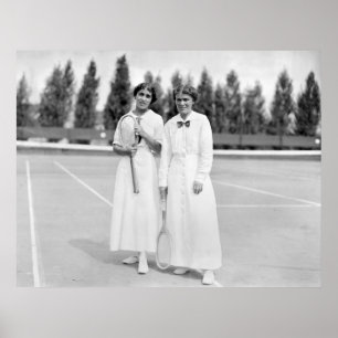 Poster Campeões Tênis femininos, 1913