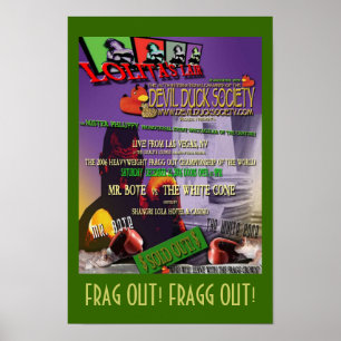 POSTER CAMPEONATO DO HEAVYWEIGHT FRAG PARA FORA DO MUNDO