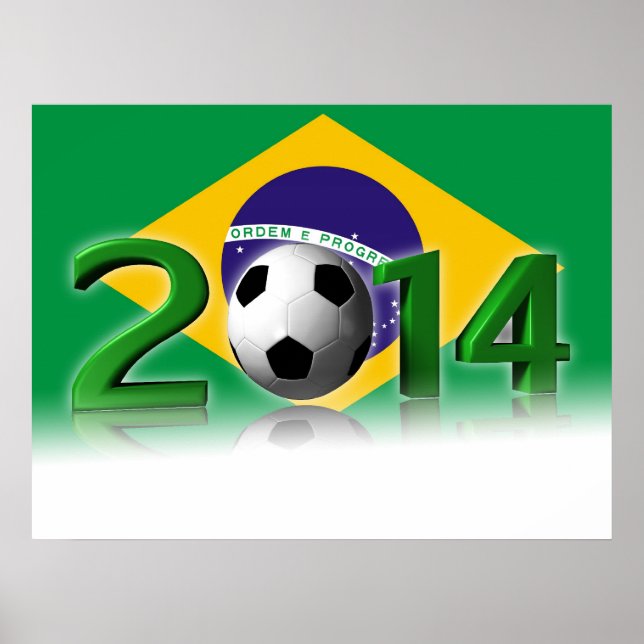 Poster Campeonato do Mundo de Futebol de 2014 (Frente)