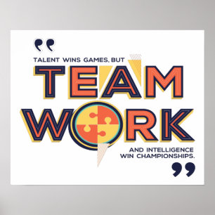 Poster Campeonato trabalho em equipe E Inteligência De G