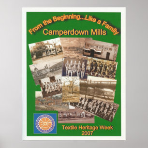Pôster Camperdown/poster semana de matéria têxtil