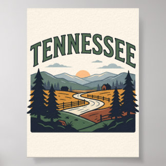 Poster Campestre do Tennessee