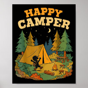 Poster Camping feliz para menino Camping feliz para menin