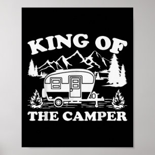 Poster Camping Lover Camper Van King Do Camper