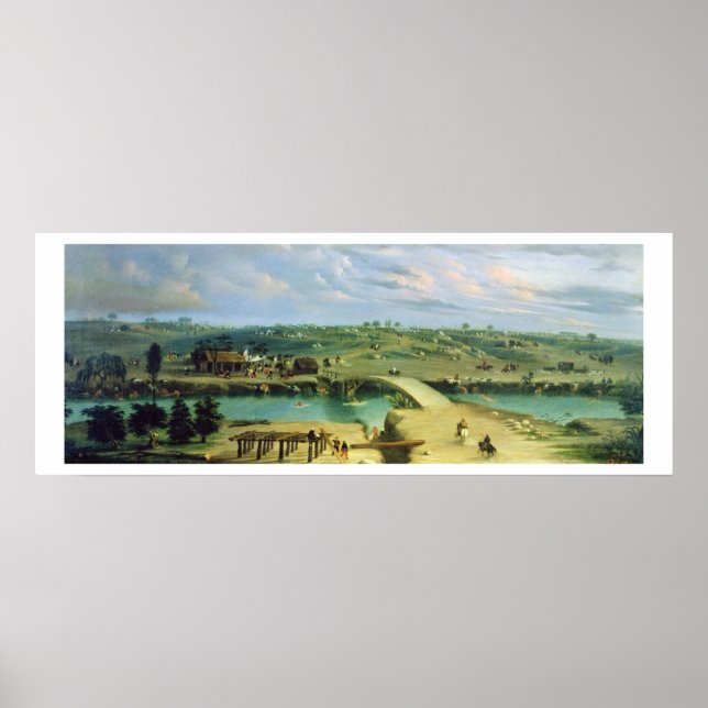 Poster Campo argentino do outro lado de San Lorenz (Frente)