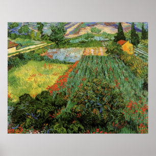 Pôster Campo com Papoulas por Vincent van Gogh