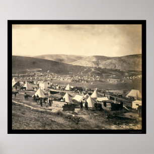 Pôster Campo das Guardas de Dragoões 5 1855