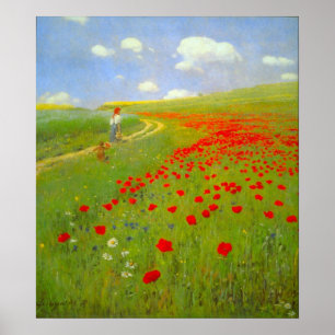 Poster Campo das papoilas pelo amigo Szinyei Merse
