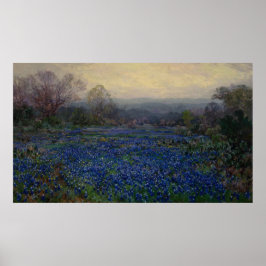 Poster Campo de Bluebonnets, 1918