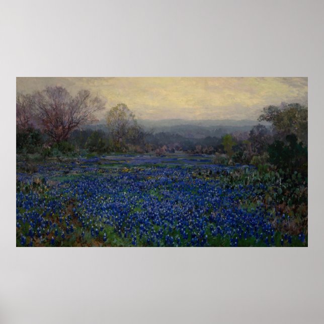 Poster Campo de Bluebonnets, 1918 (Frente)