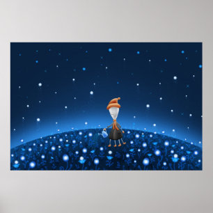 Pôster Campo de estrela