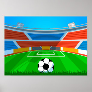 Poster Campo de futebol