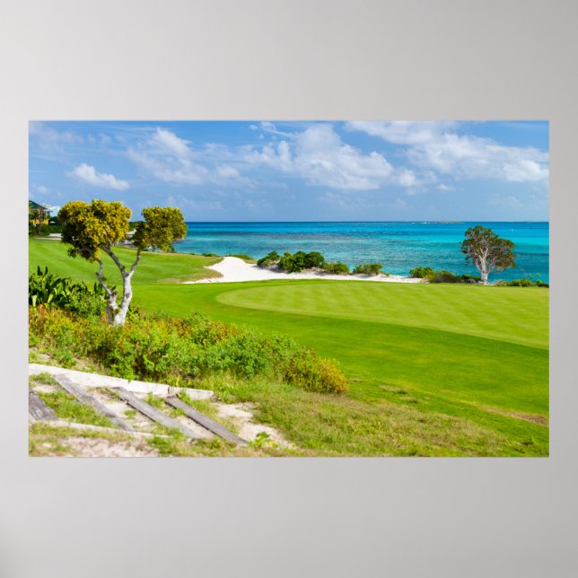 Pôster Campo de Golfe (Frente)