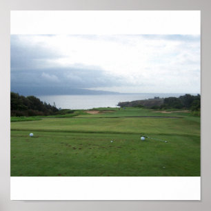 Poster Campo de golfe da plantação de Kapalua