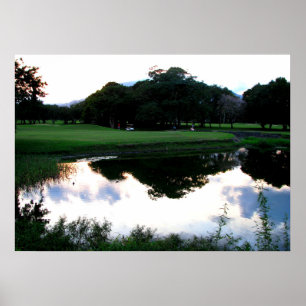 Pôster campo de golfe na República Dominicana