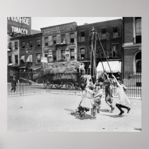 Pôster Campo de jogos de NYC: 1910