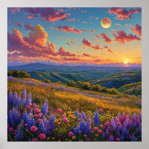Poster Campo de lavanda