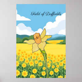 Poster Campo de Narcisos