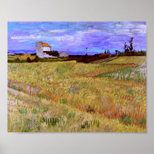Poster Campo de trigo (F564) Van Gogh de arte fina